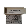 Domino con caja de madera